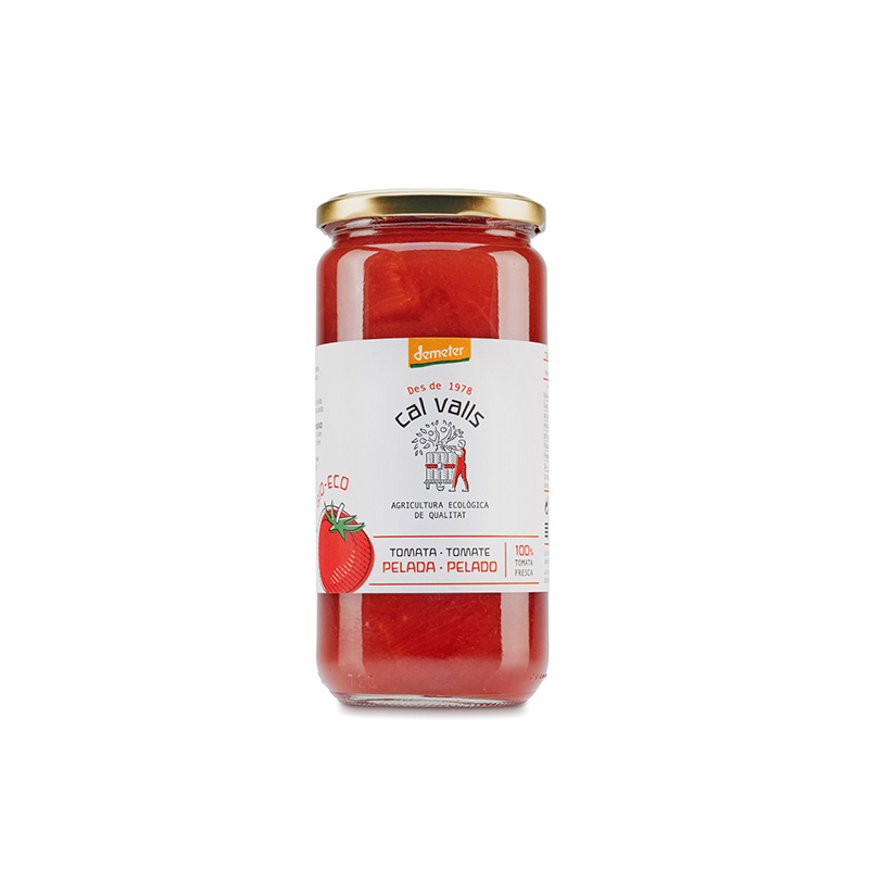 Tomate entero pelado 660g ECO