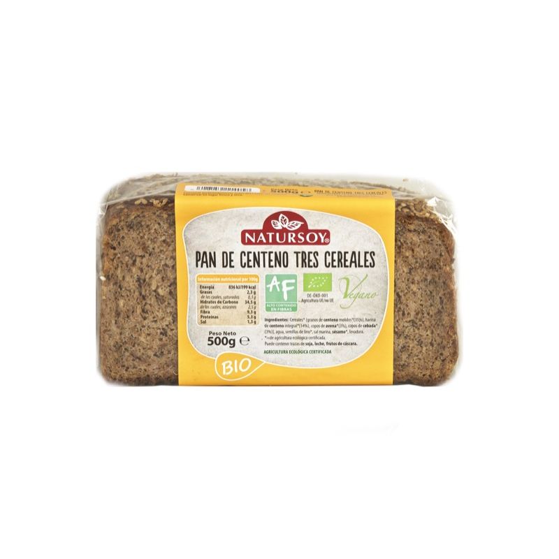 Pan de 3 cereales 500g ECO