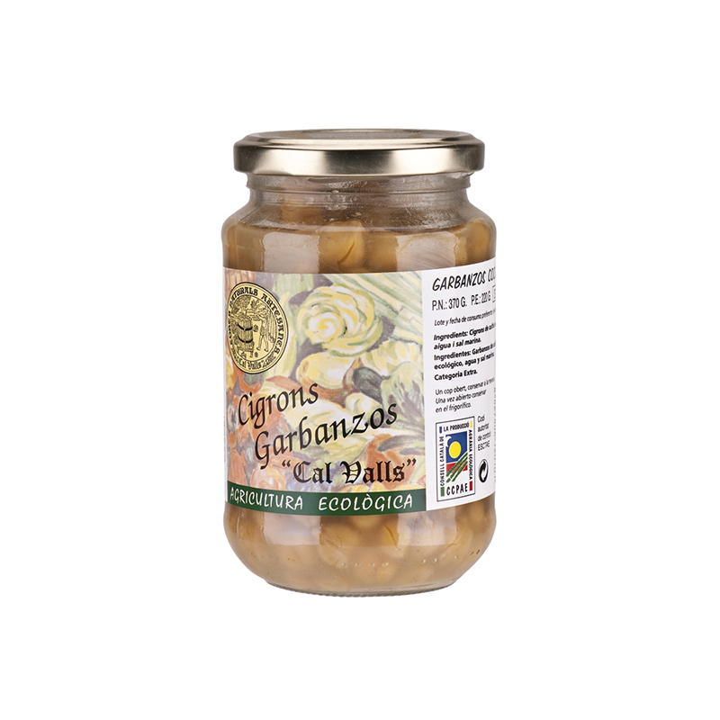 Garbanzos cocidos 220g ECO