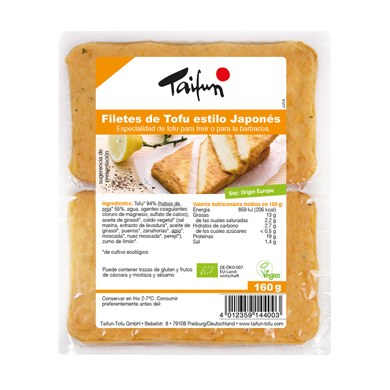 Filets de tofu japonès 160g ECO