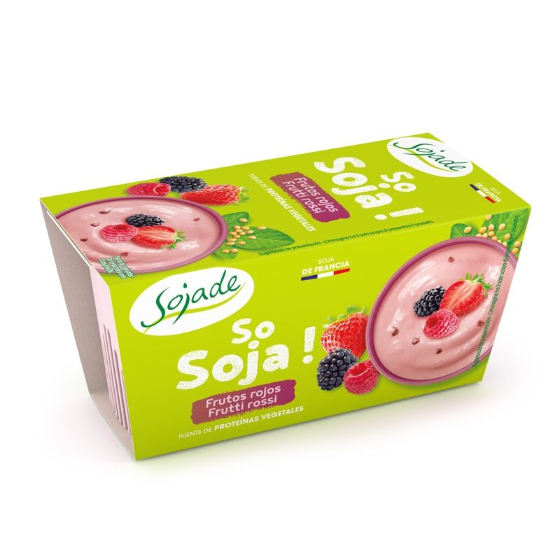 Postre de soja frutas bosque ECO