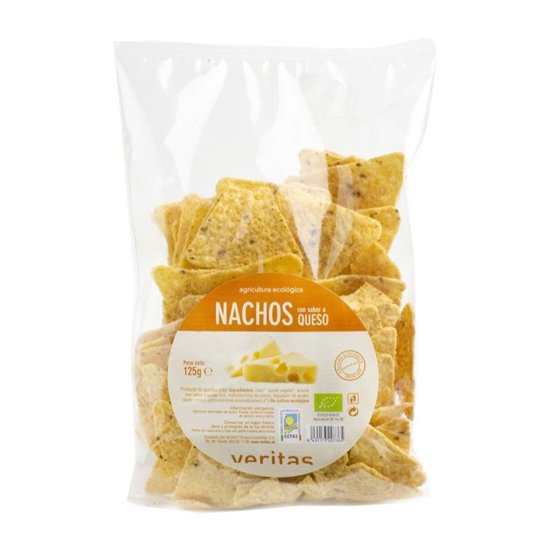 Nachos con queso 125g ECO