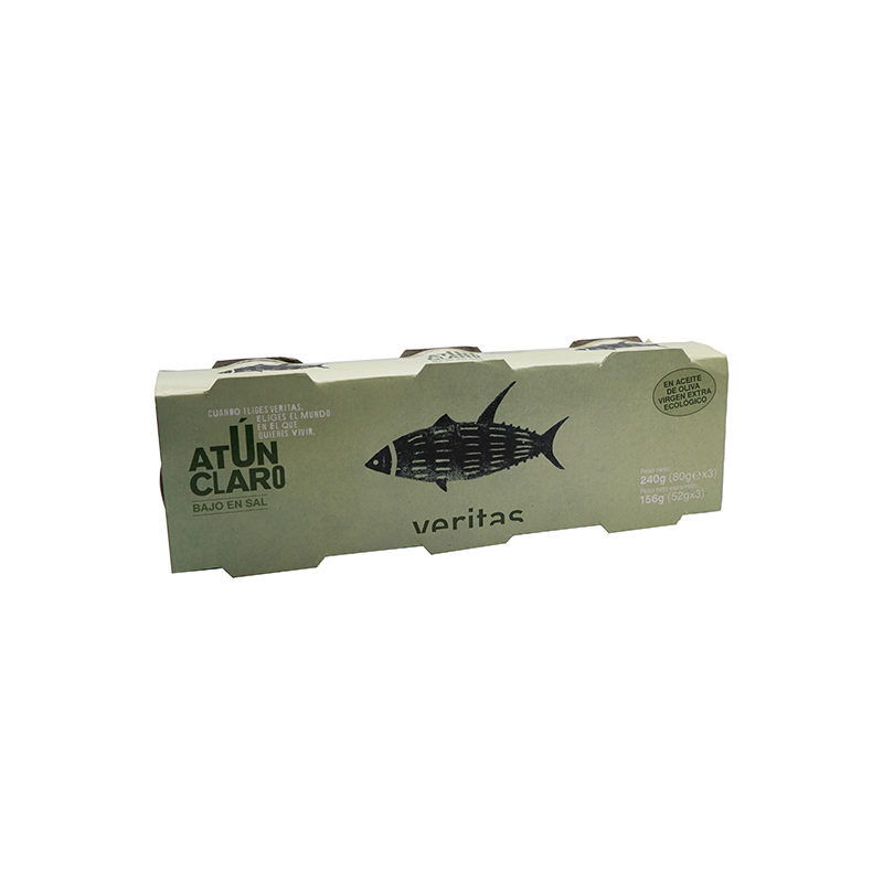 Atún bajo en sal 3x52g ECO