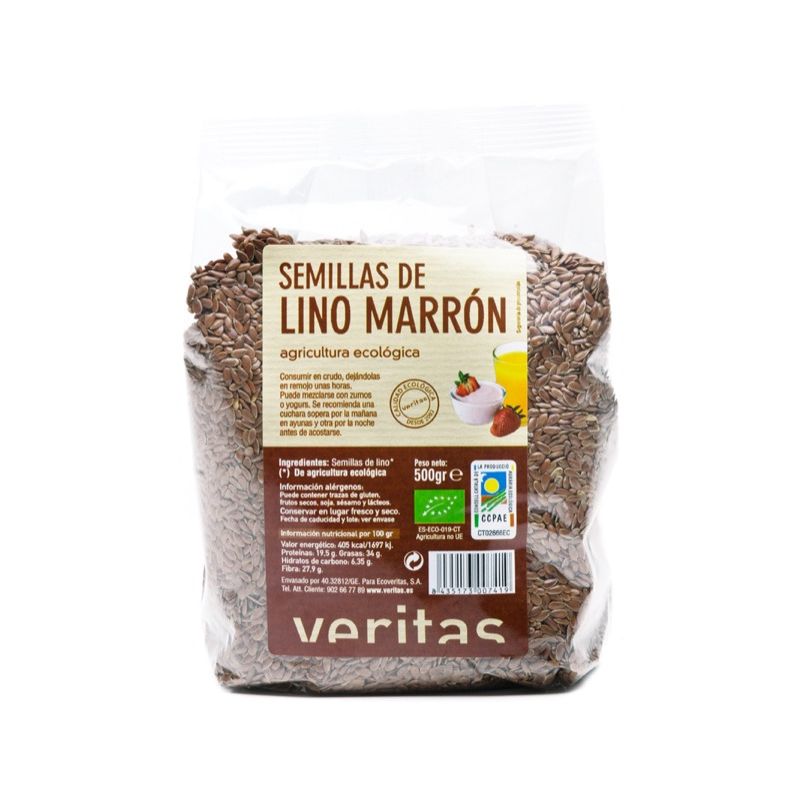 Semillas de lino marrón 500g ECO