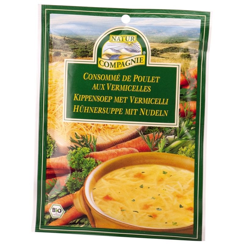 Sopa de pollo con fideos 40g ECO