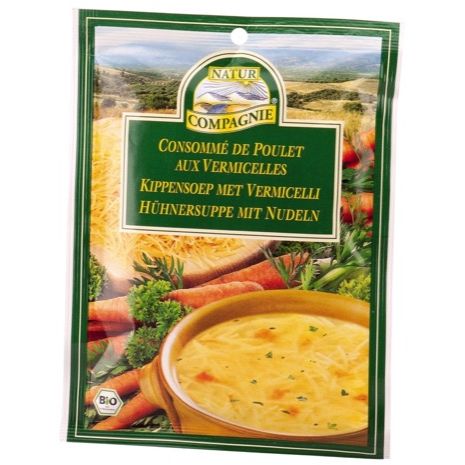 Sopa de pollo con fideos 40g ECO