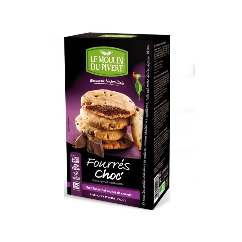 Cookies farcides de xocolata ECO