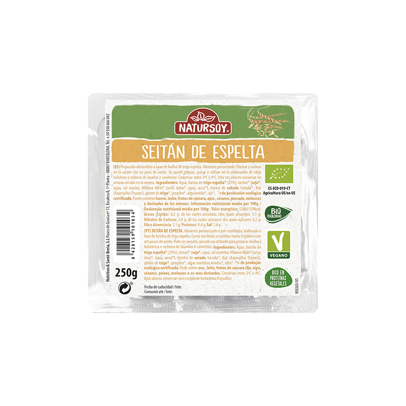 Seitán de espelta 250g ECO