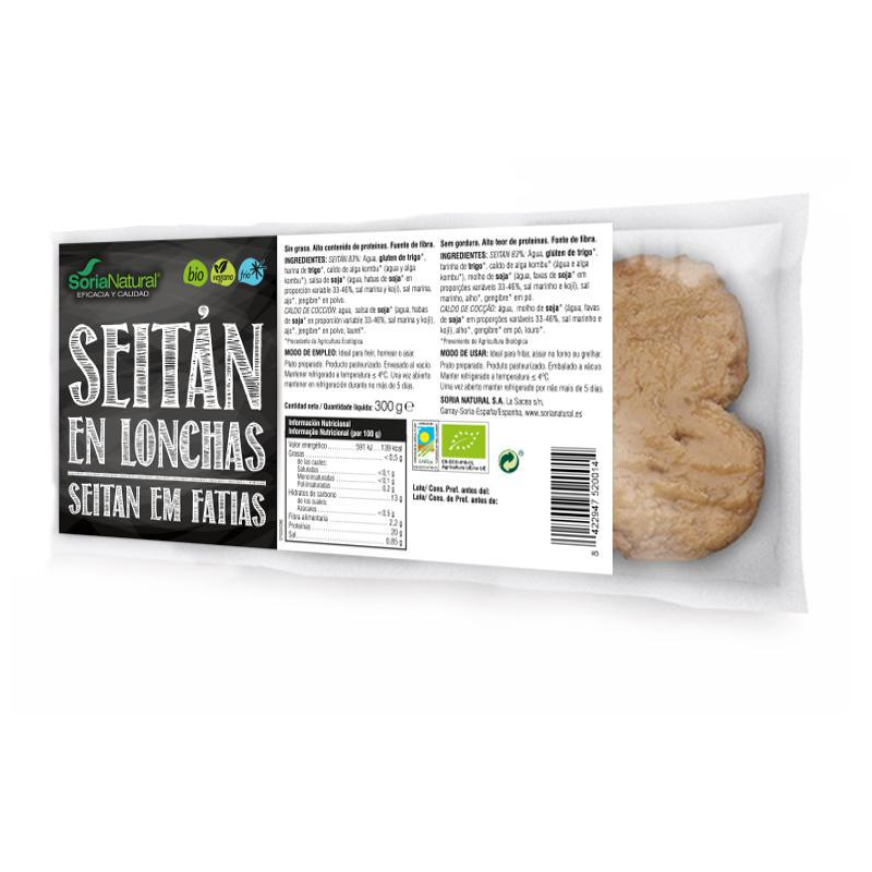 Seitan en làmines 250g ECO