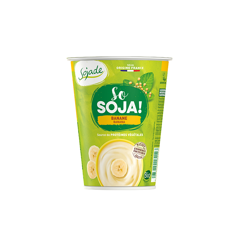 Postre de soja plàtan 400g ECO