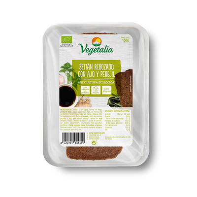 Seitan arrebossat all i juli. ECO