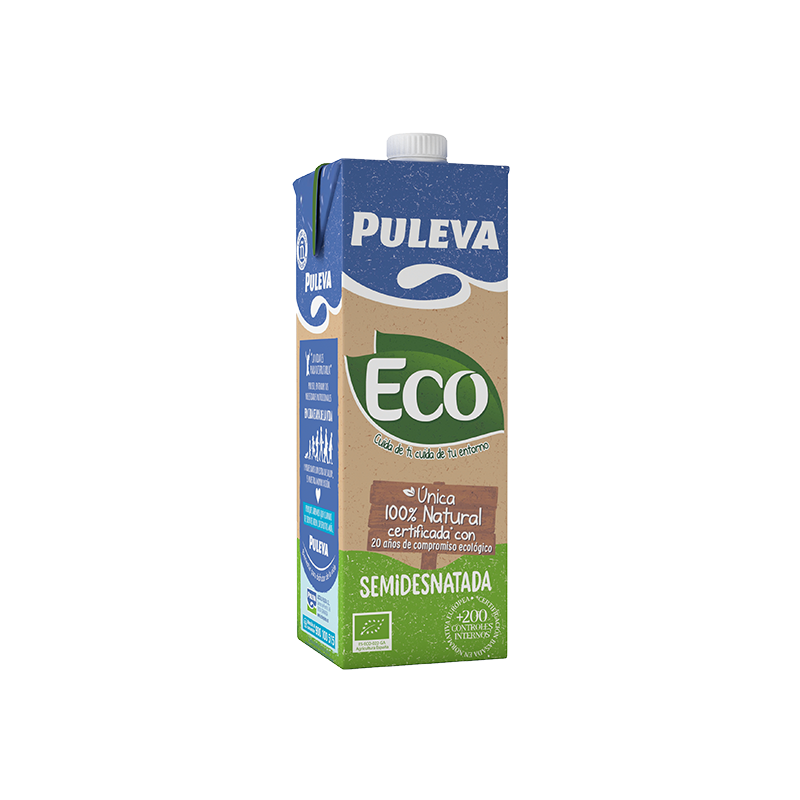 Leche semidesnatada 1l ECO