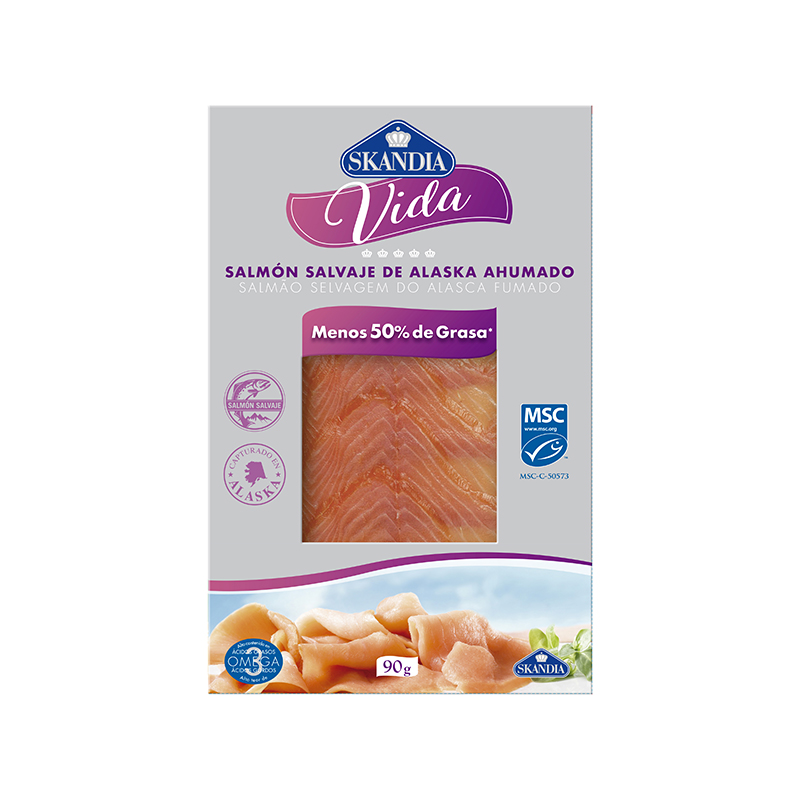 Salmón -50% grasa 90g