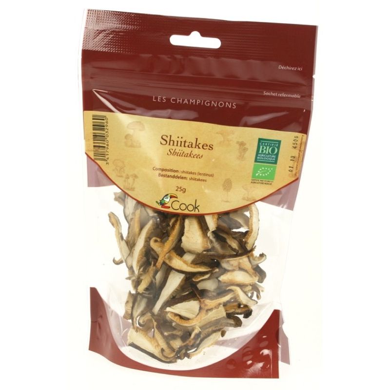 Shiitakes deshidratados 25g ECO