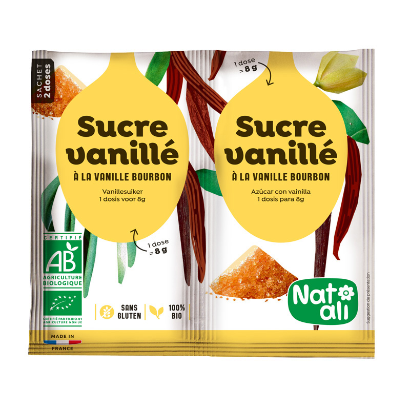 Sucre amb vanilla 2x8g ECO