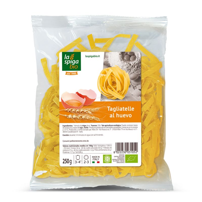 Tagliatelle al huevo 250g ECO