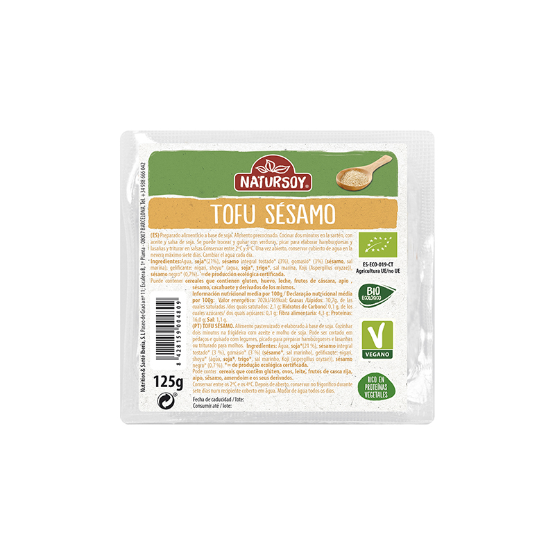 Tofu con sésamo 125g ECO