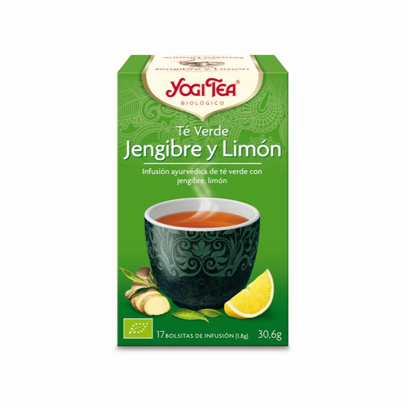 Té verde con jengibre y limón ECO