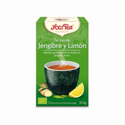 Té verde con jengibre y limón ECO