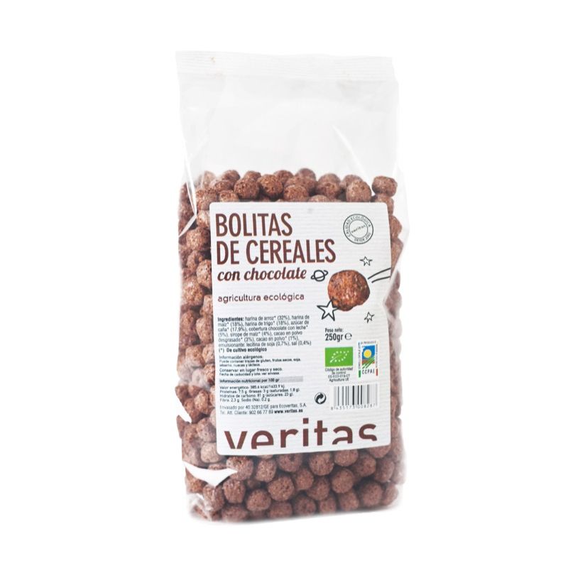 Bolitas de cereales c/choco. ECO