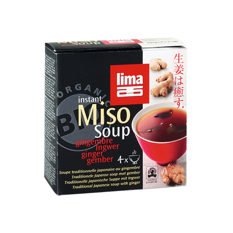 Sopa inst. miso a/gengibre 4u ECO