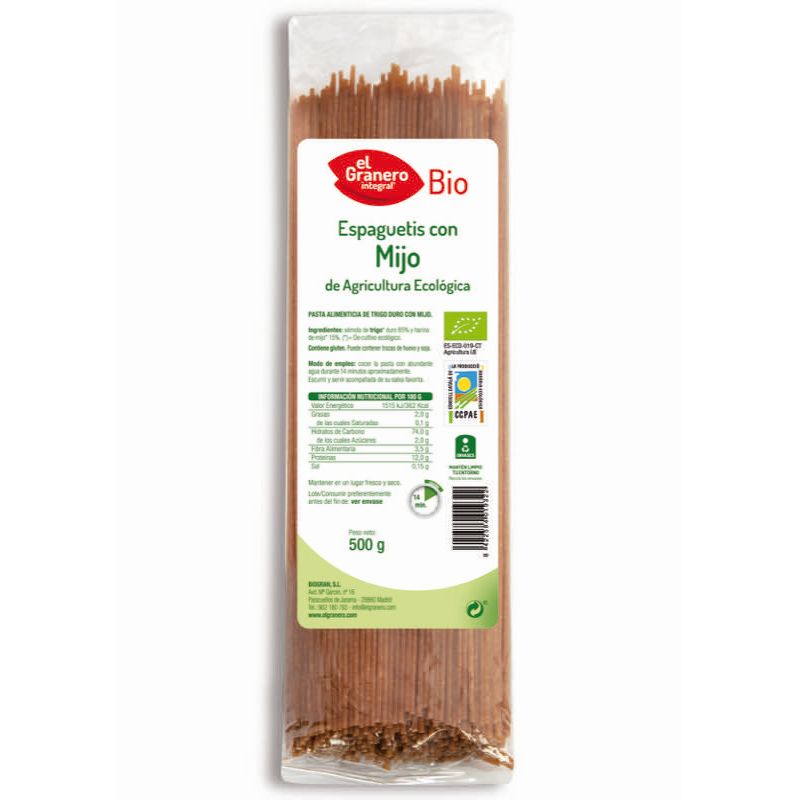 Espaguetis amb mill 500g ECO