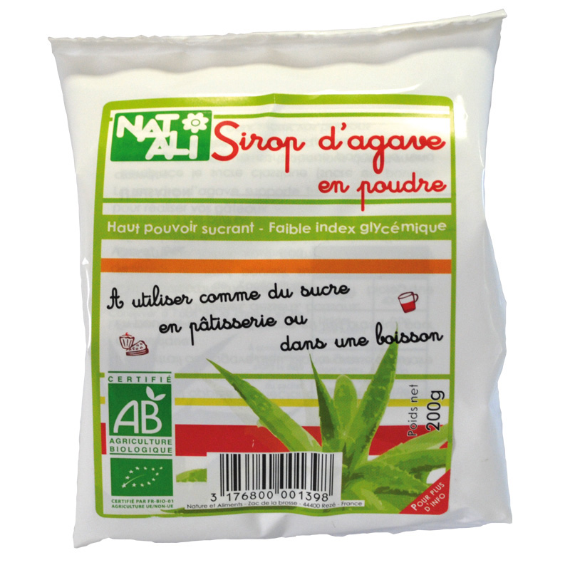 Sirope de agave en polvo 200g ECO