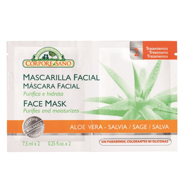 Mascarilla facial sobres bid.