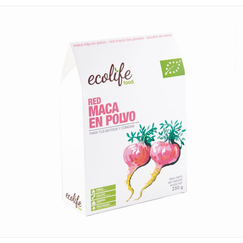 Maca roja en polvos Ecolife ECO