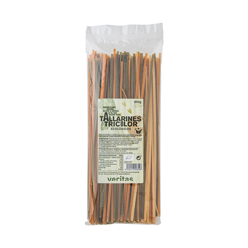 Tallarines tricolor 500g ECO