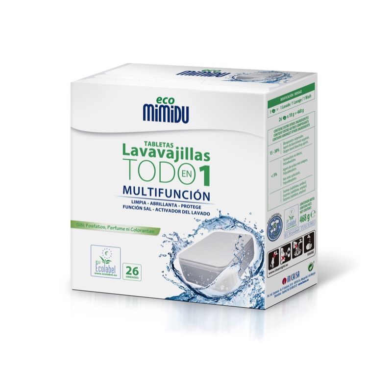 Pastilles vaixella toten1 26u ECO