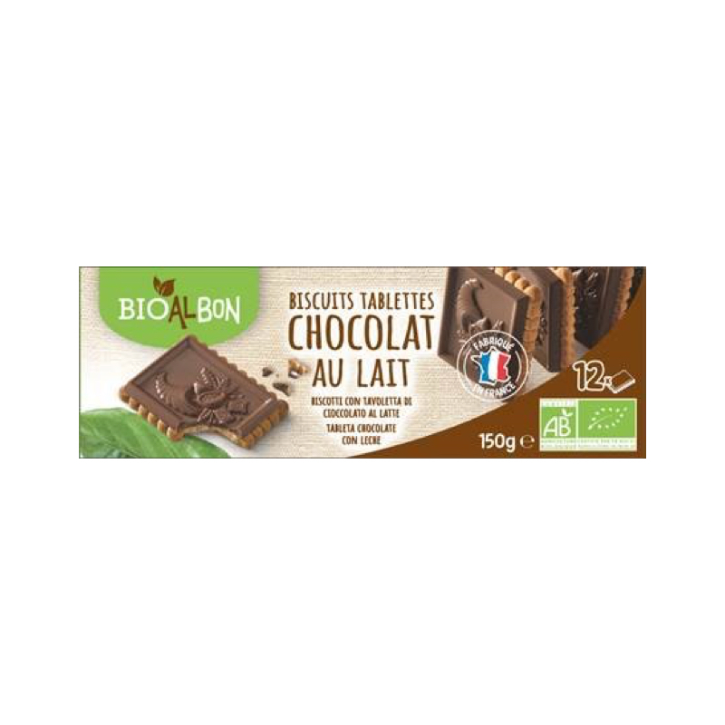 Galletas tableta choc c/leche ECO