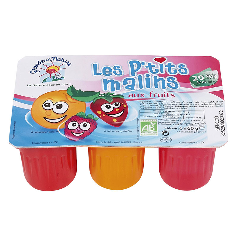 Peques sabores natural 6x60g ECO