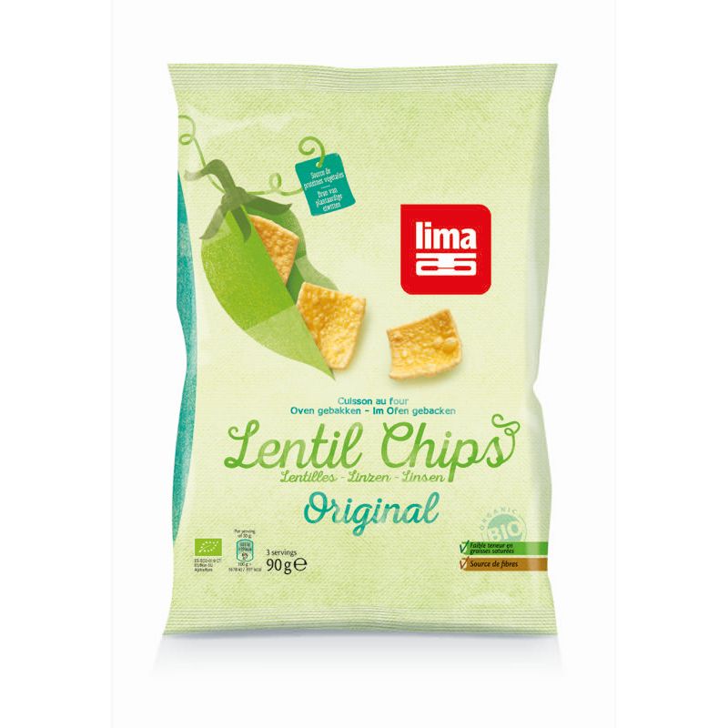 Chips de lentejas 90g ECO