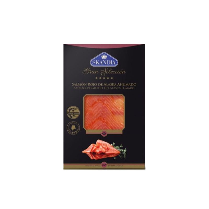 Salmón rojo ahumado 80g