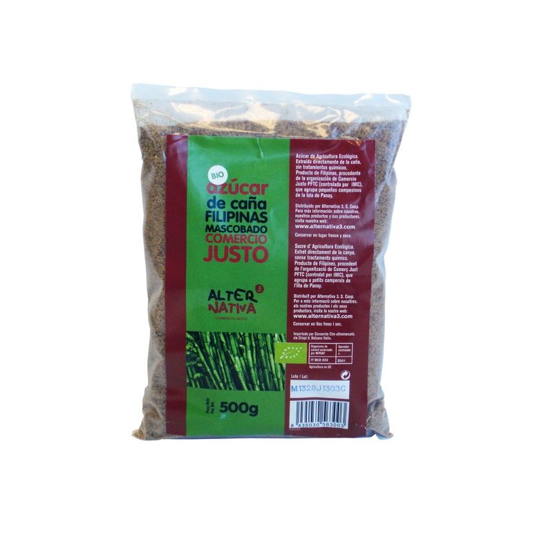 Sucre de canya mascabado 500g ECO