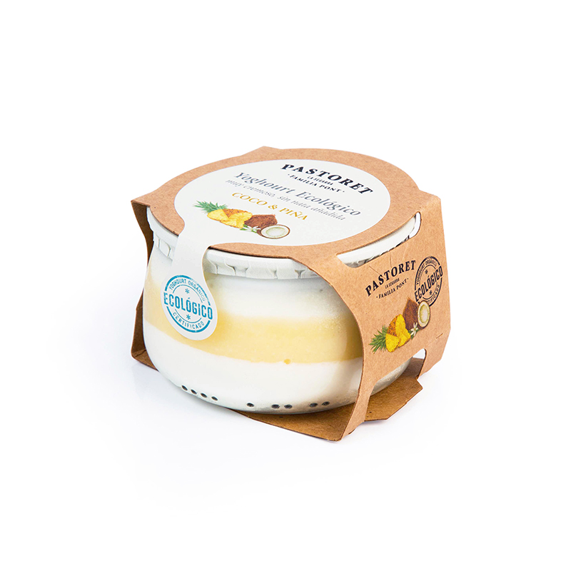 Yogur de coco y piña 135g ECO