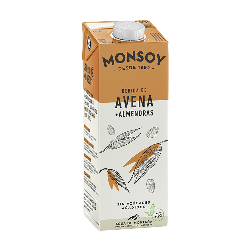 Bebida de avena y almendra 1l ECO