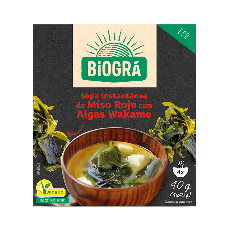 Sopa miso amb algues 40g ECO