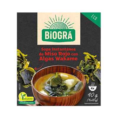 Sopa miso amb algues 40g ECO