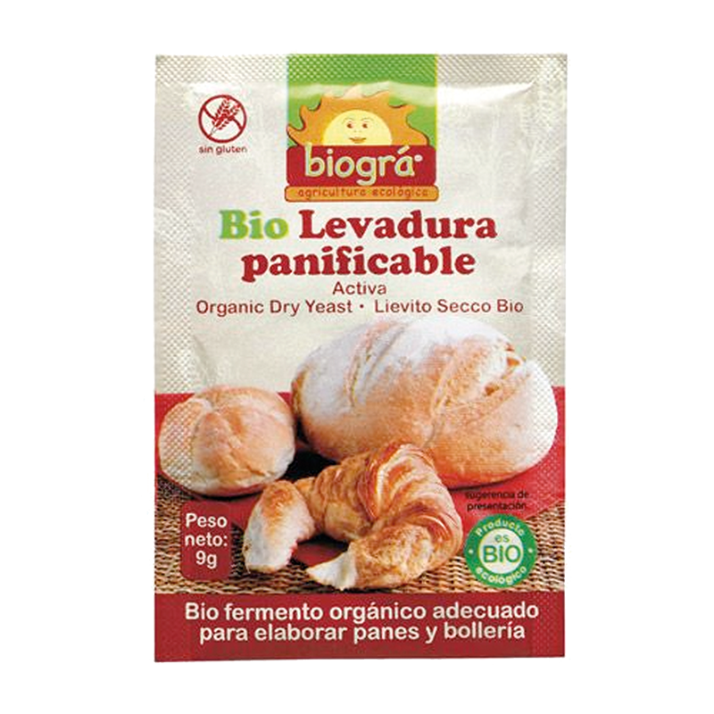 Levadura panifiación polvo 9g ECO