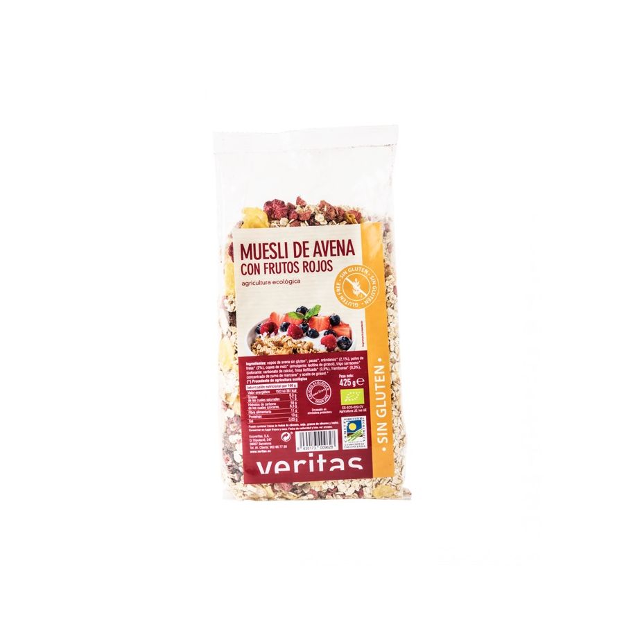 Muesli f.rojos s/gluten 425g ECO