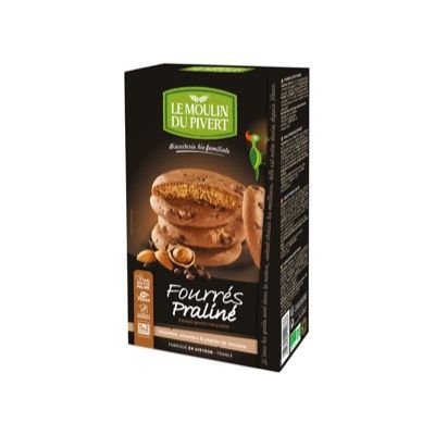 Cookies farcides praliné 175g ECO