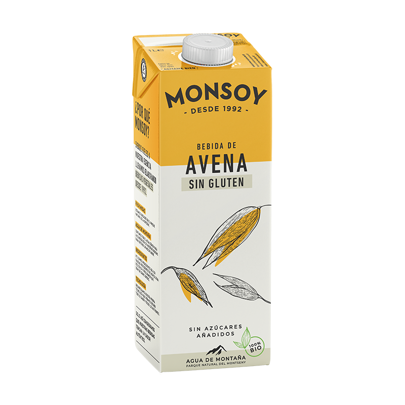 Bebida avena s/gluten 1l ECO