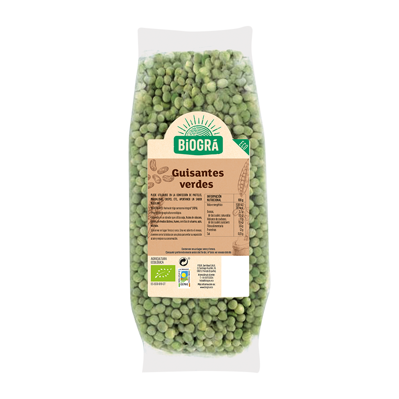 Guisantes verdes 500g ECO