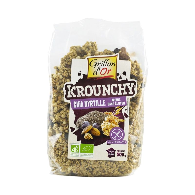 Crunchy chia nabius 500g ECO