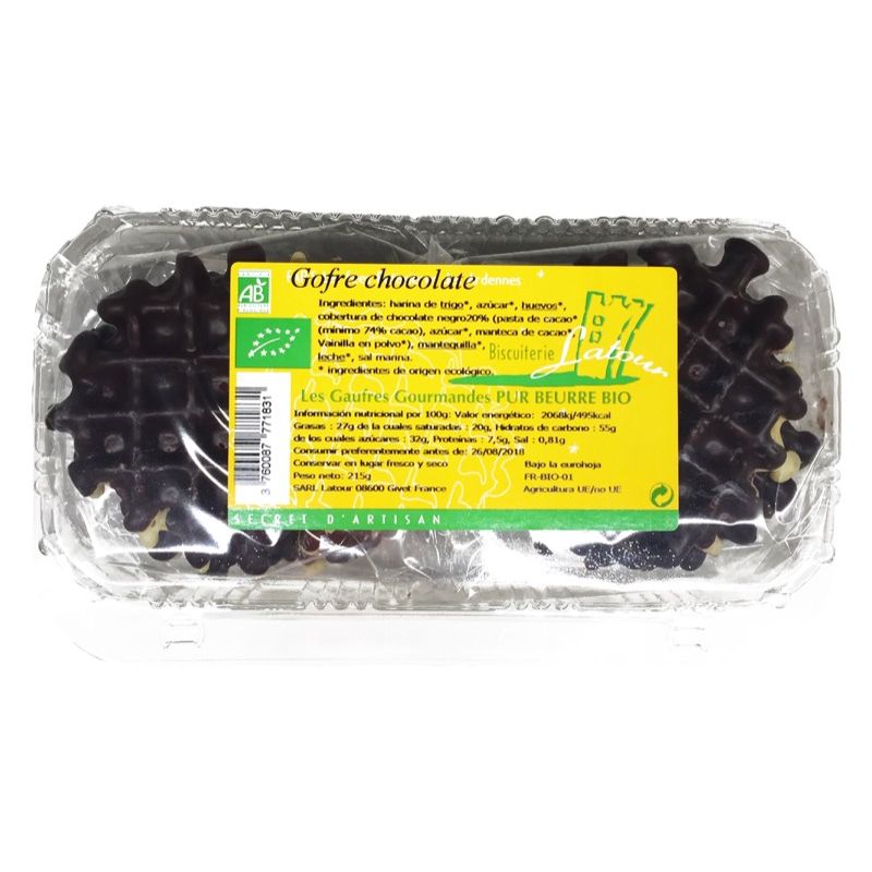 Gofres chocolate 215g ECO