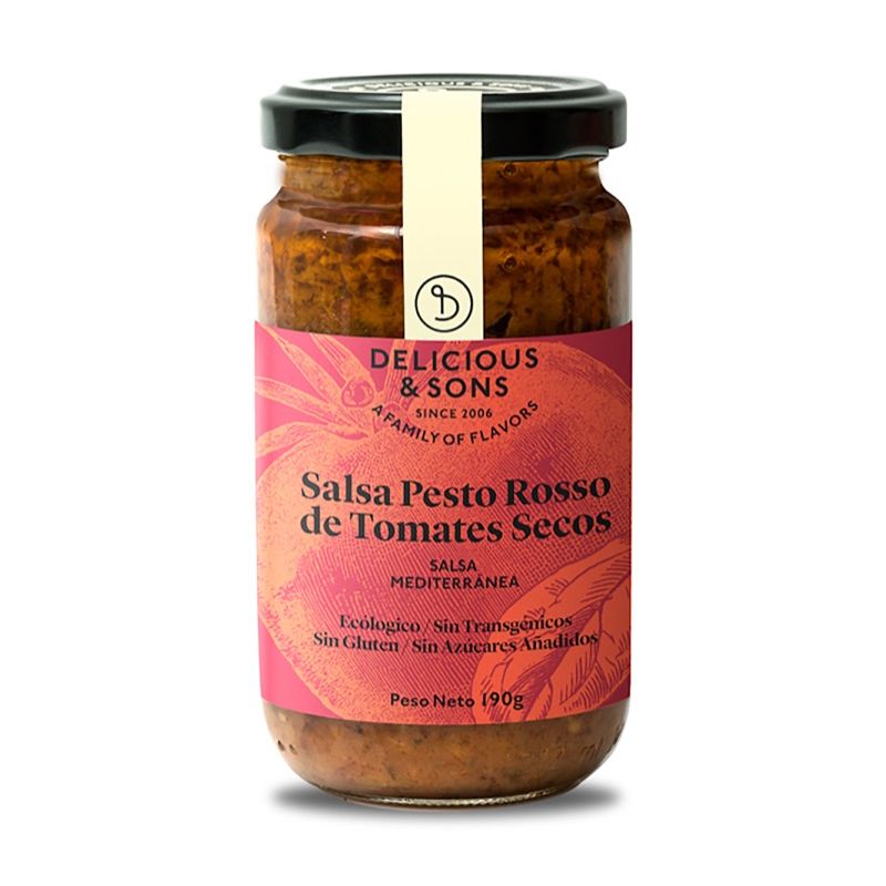 Salsa pesto Rosso tomàq. Sec ECO