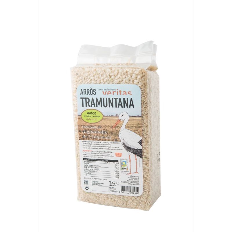 Arroz semilargo integral 1Kg ECO