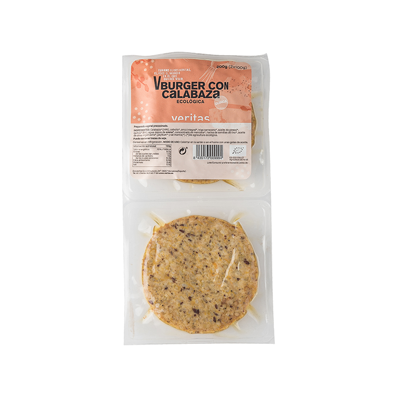 Hamburguesa quinoa-calabaza ECO